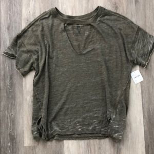 NWT✨ Free People Low V Tee